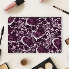 Skull pattern Cosmetic Bag (Large) 