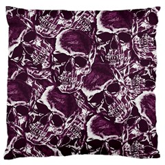 Skull Pattern Large Cushion Case (one Side) by ValentinaDesign