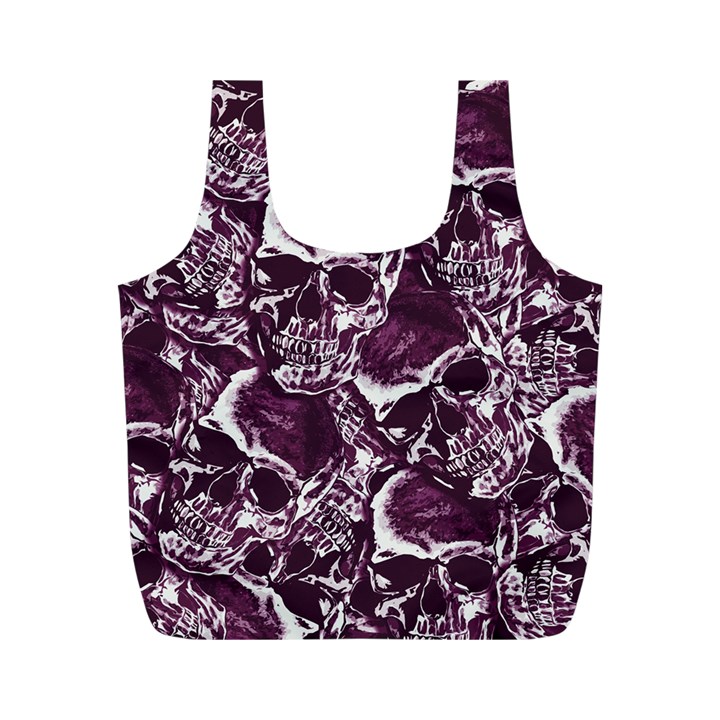 Skull pattern Full Print Recycle Bags (M) 