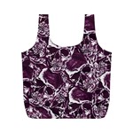 Skull pattern Full Print Recycle Bags (M)  Back