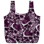 Skull pattern Full Print Recycle Bags (L)  Front