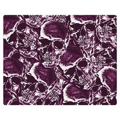 Skull pattern Double Sided Flano Blanket (Medium) 