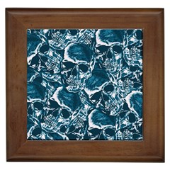 Skull Pattern Framed Tiles