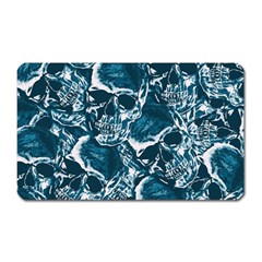 Skull Pattern Magnet (rectangular)