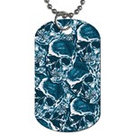 Skull pattern Dog Tag (Two Sides) Front