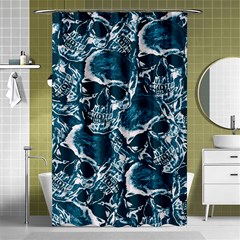 Skull pattern Shower Curtain 48  x 72  (Small) 