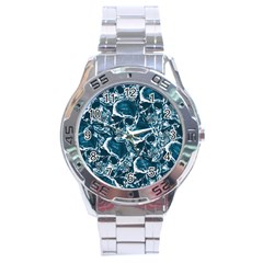 Skull pattern Stainless Steel Analogue Watch