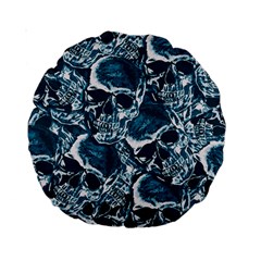 Skull pattern Standard 15  Premium Round Cushions