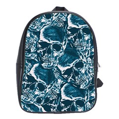 Skull Pattern School Bags (xl)  by ValentinaDesign