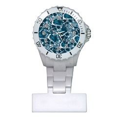 Skull pattern Plastic Nurses Watch