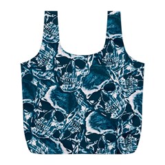 Skull pattern Full Print Recycle Bags (L) 