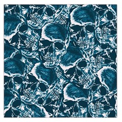 Skull pattern Large Satin Scarf (Square)