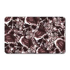 Skull Pattern Magnet (rectangular)