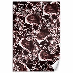 Skull Pattern Canvas 24  X 36 