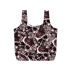 Skull Pattern Full Print Recycle Bags (s) 