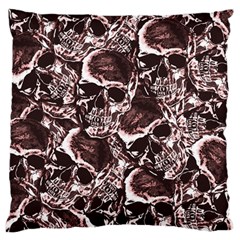 Skull Pattern Standard Flano Cushion Case (two Sides) by ValentinaDesign