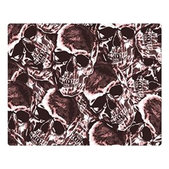 Skull Pattern Double Sided Flano Blanket (large)  by ValentinaDesign