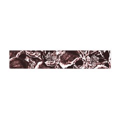 Skull Pattern Flano Scarf (mini) by ValentinaDesign