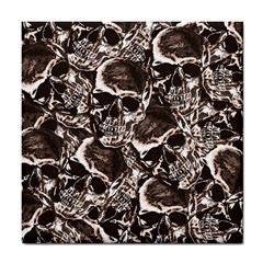 Skull Pattern Tile Coasters by ValentinaDesign