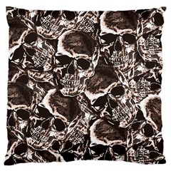 Skull pattern Large Cushion Case (One Side)