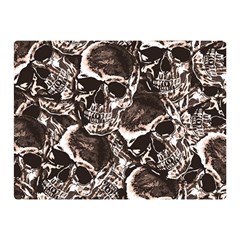 Skull pattern Double Sided Flano Blanket (Mini) 