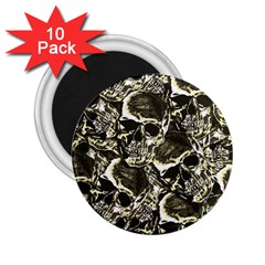 Skull pattern 2.25  Magnets (10 pack) 