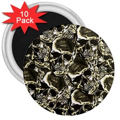 Skull pattern 3  Magnets (10 pack) 