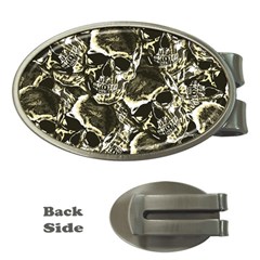 Skull pattern Money Clips (Oval) 