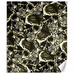 Skull Pattern Canvas 20  X 24  