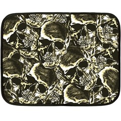 Skull pattern Double Sided Fleece Blanket (Mini) 