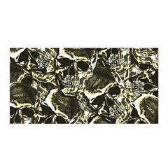 Skull pattern Satin Wrap