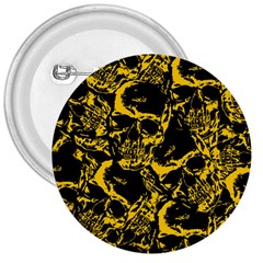 Skull Pattern 3  Buttons