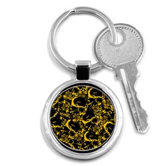 Skull Pattern Key Chains (round) 