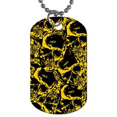 Skull Pattern Dog Tag (two Sides) by ValentinaDesign