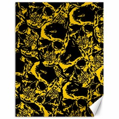 Skull Pattern Canvas 12  X 16  