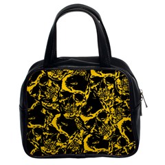 Skull Pattern Classic Handbags (2 Sides)