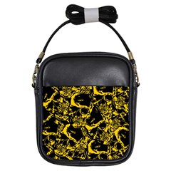 Skull Pattern Girls Sling Bags