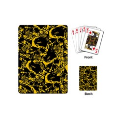 Skull Pattern Playing Cards (mini)  by ValentinaDesign