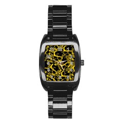 Skull Pattern Stainless Steel Barrel Watch by ValentinaDesign