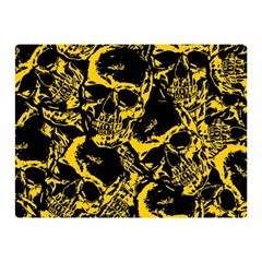 Skull Pattern Double Sided Flano Blanket (mini)  by ValentinaDesign