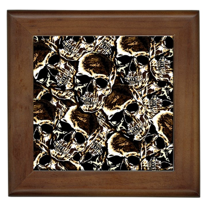 Skull pattern Framed Tiles