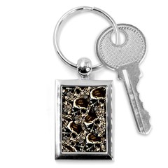 Skull Pattern Key Chains (rectangle) 