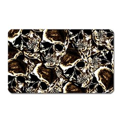 Skull Pattern Magnet (rectangular)