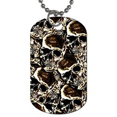 Skull Pattern Dog Tag (one Side)