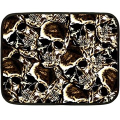 Skull Pattern Fleece Blanket (mini)