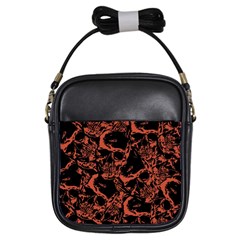 Skull Pattern Girls Sling Bags