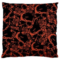 Skull Pattern Standard Flano Cushion Case (one Side) by ValentinaDesign