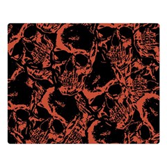 Skull Pattern Double Sided Flano Blanket (large)  by ValentinaDesign