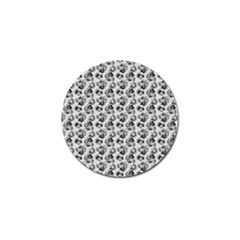 Floral Pattern Golf Ball Marker (10 Pack)