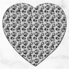 Floral Pattern Jigsaw Puzzle (heart)